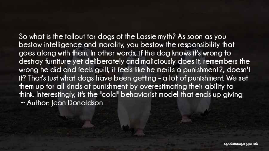Dog Training Quotes By Jean Donaldson