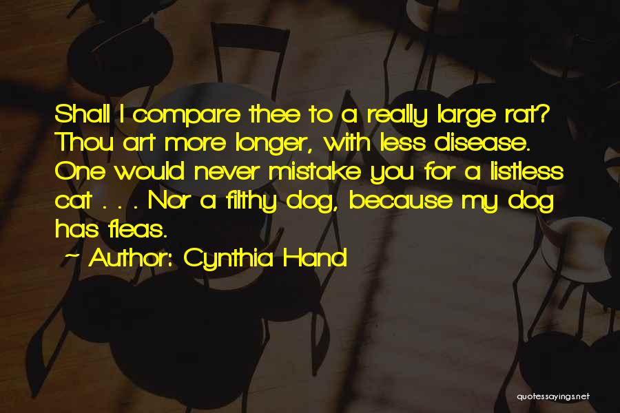 Dog Versus Cat Quotes By Cynthia Hand