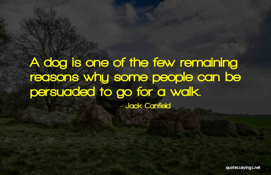 Dog Walking Quotes By Jack Canfield