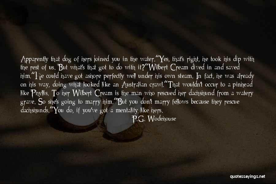 Dog Water Quotes By P.G. Wodehouse Dog Water Quotes By P.G. Wodehouse
