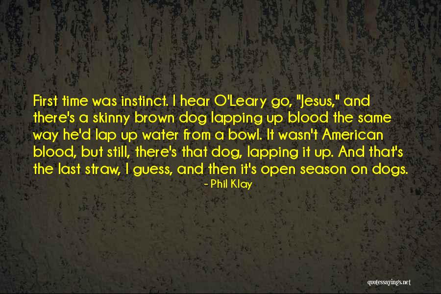 Dog Water Quotes By Phil Klay