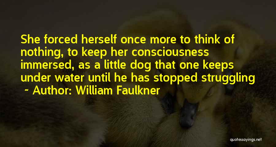 Dog Water Quotes By William Faulkner