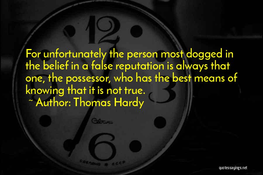 Dogged Quotes By Thomas Hardy