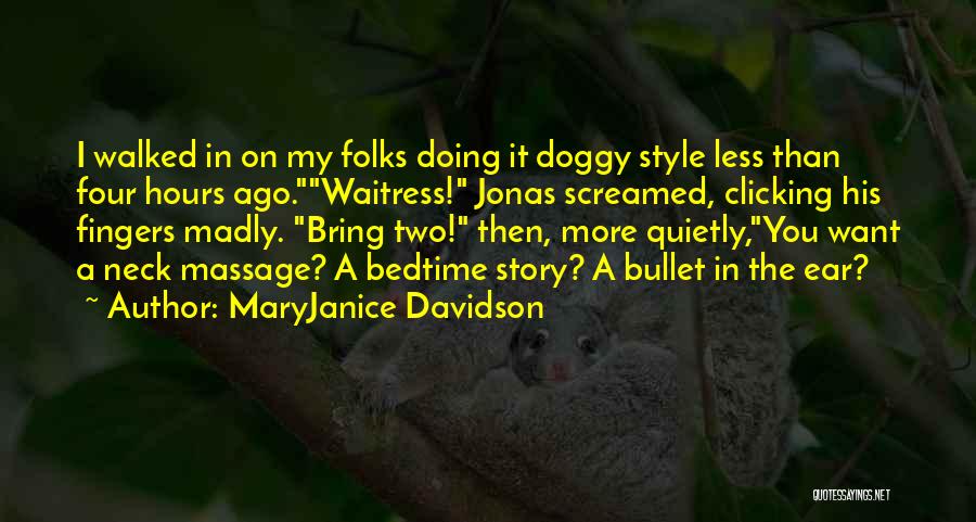 Doggy Quotes By MaryJanice Davidson