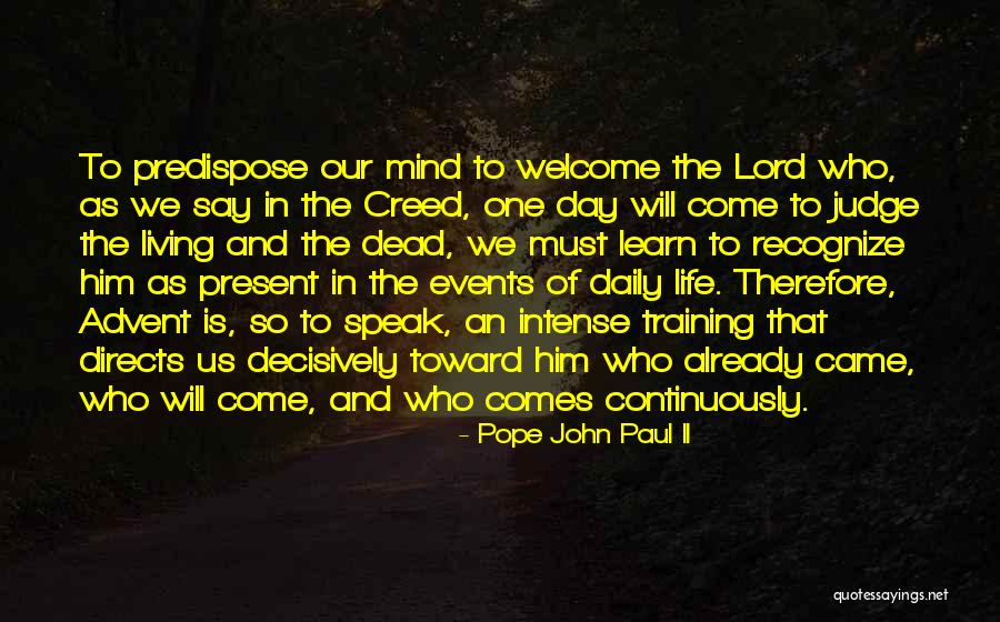 Dogies Color Quotes By Pope John Paul II