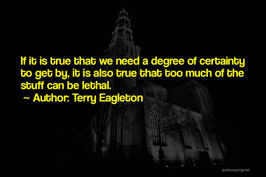 Dogmatism Quotes By Terry Eagleton
