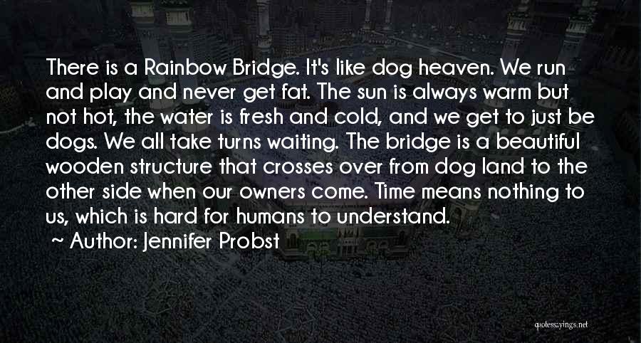 Dogs And Humans Quotes By Jennifer Probst