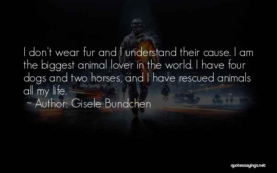 Dogs And Life Quotes By Gisele Bundchen