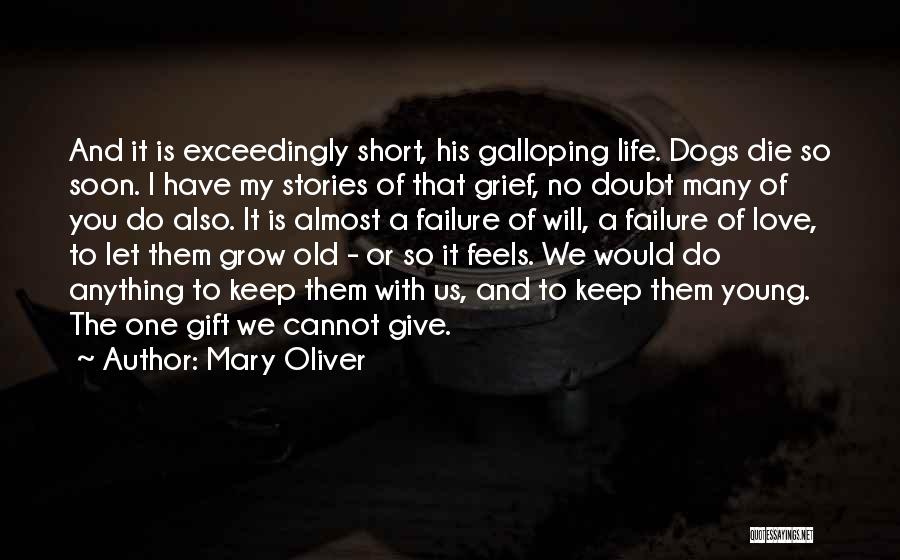 Dogs And Life Quotes By Mary Oliver