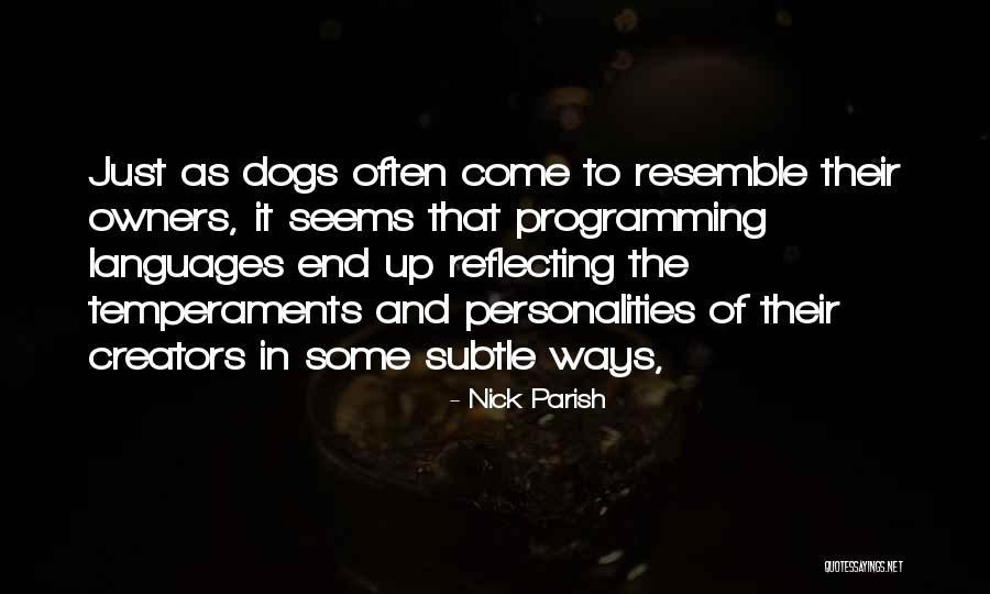Dogs And Owners Quotes By Nick Parish Dogs And Owners Quotes By Nick Parish