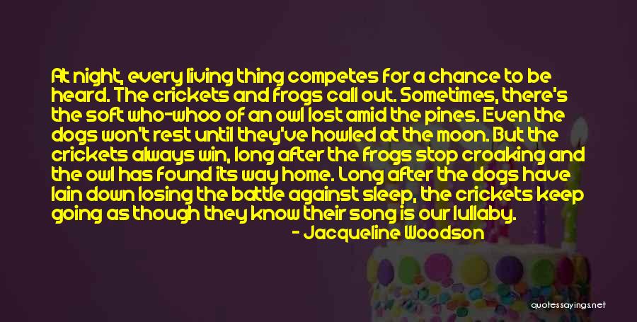 Dogs Are Always There For You Quotes By Jacqueline Woodson