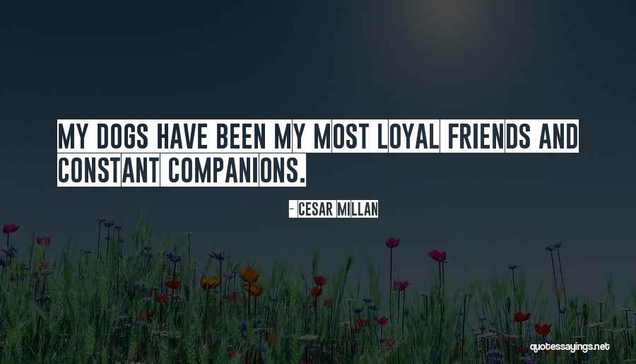 Dogs Companions Quotes By Cesar Millan