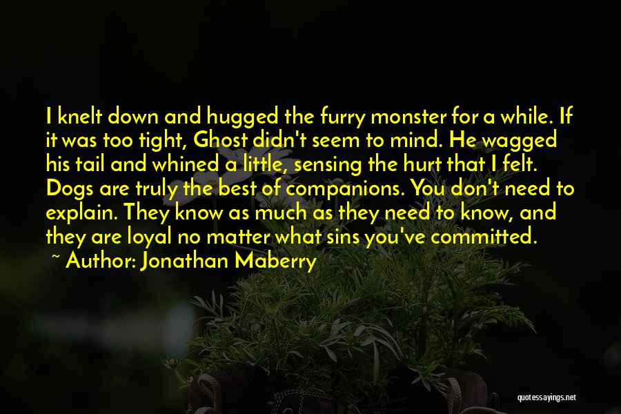 Dogs Companions Quotes By Jonathan Maberry