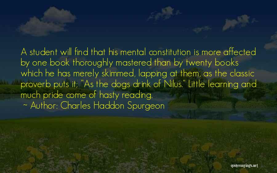 Dogs From Books Quotes By Charles Haddon Spurgeon
