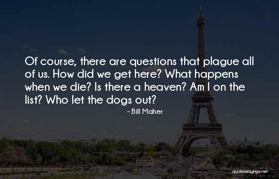 Dogs Going To Heaven Quotes By Bill Maher