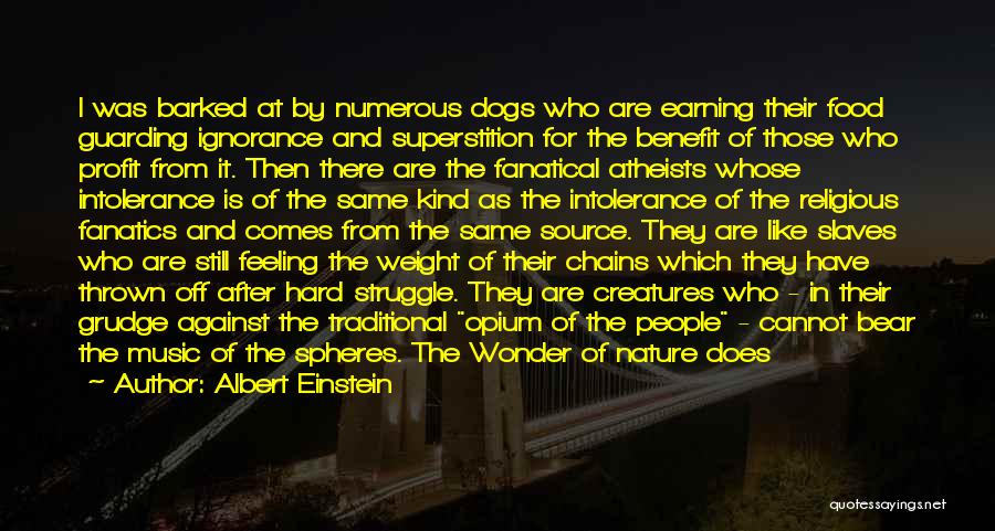 Dogs In Nature Quotes By Albert Einstein