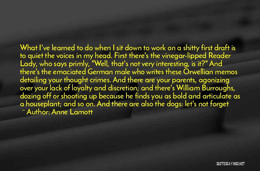 Dogs In Quotes By Anne Lamott