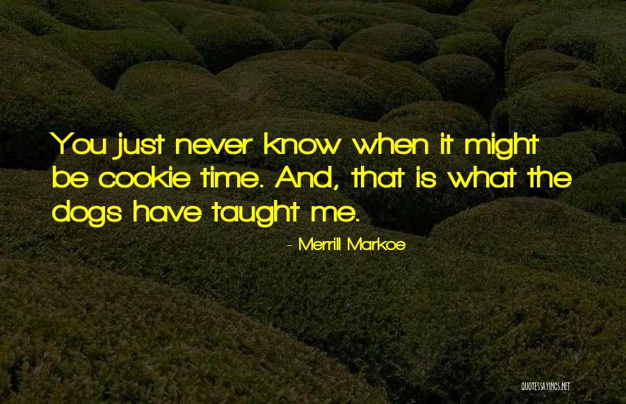 Dogs Just Know Quotes By Merrill Markoe Dogs Just Know Quotes By Merrill Markoe