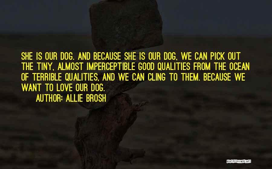 Dogs Love Quotes By Allie Brosh