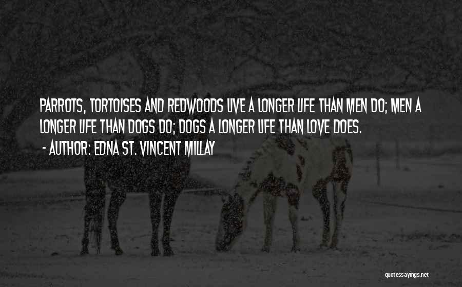 Dogs Love Quotes By Edna St. Vincent Millay