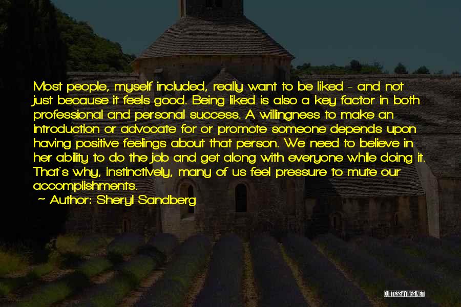 Doing A Good Job Quotes By Sheryl Sandberg