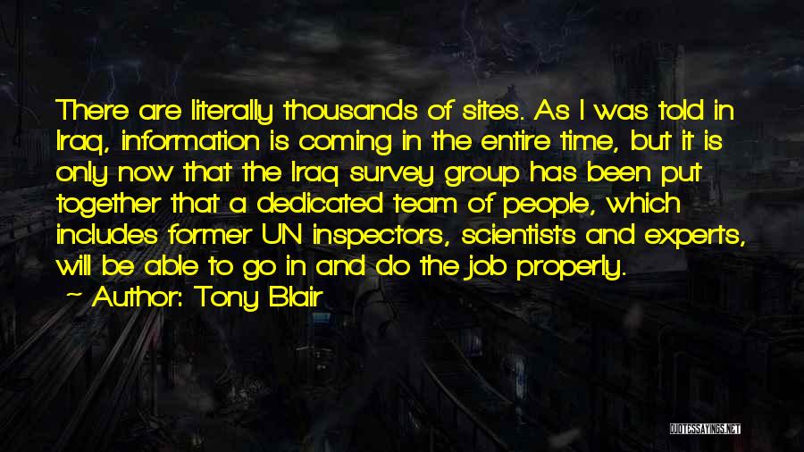 Doing A Job Properly Quotes By Tony Blair