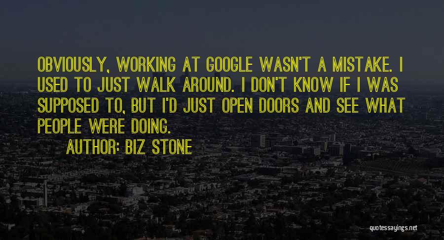 Doing A Mistake Quotes By Biz Stone