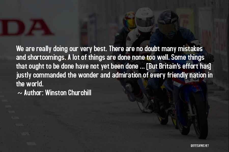 Doing A Mistake Quotes By Winston Churchill