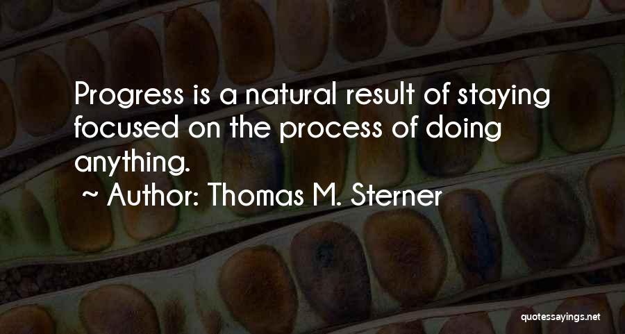 Doing Anything Quotes By Thomas M. Sterner