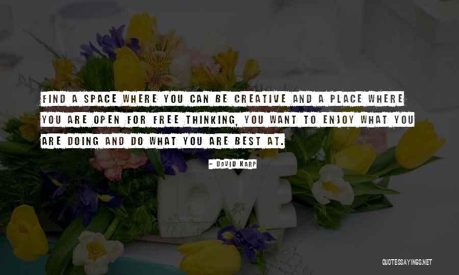 Doing Best Quotes By David Karp Doing Best Quotes By David Karp