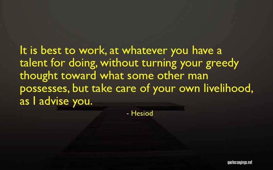 Doing Best Quotes By Hesiod Doing Best Quotes By Hesiod