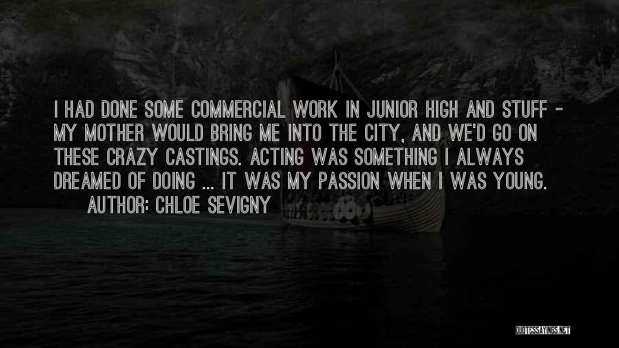 Doing Crazy Stuff Quotes By Chloe Sevigny