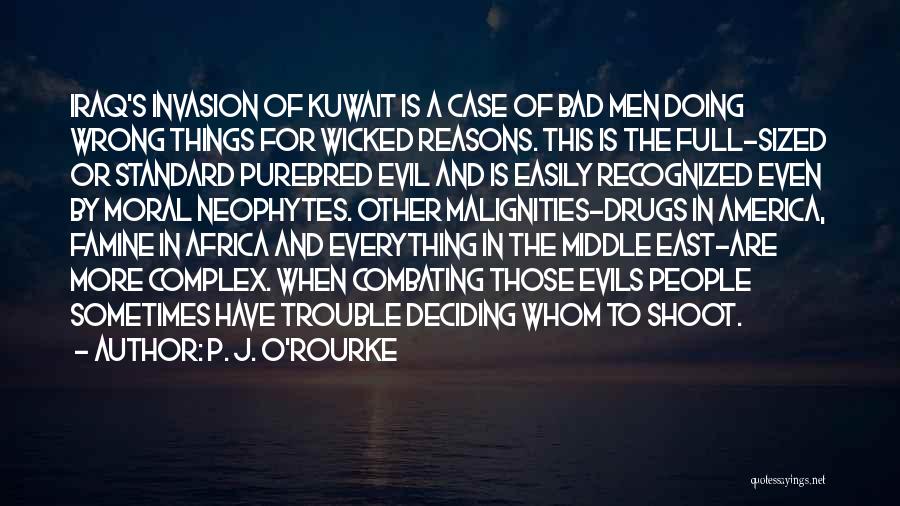 Doing Everything Wrong Quotes By P. J. O'Rourke