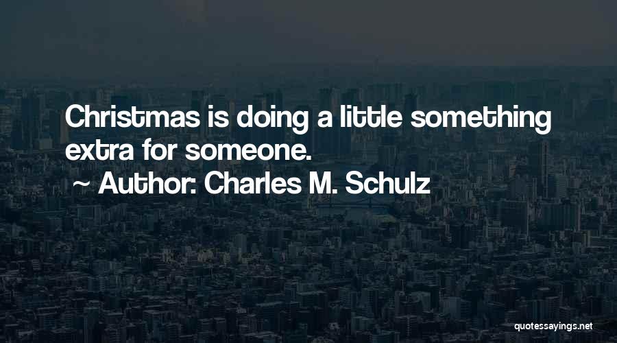 Doing Extra Quotes By Charles M. Schulz