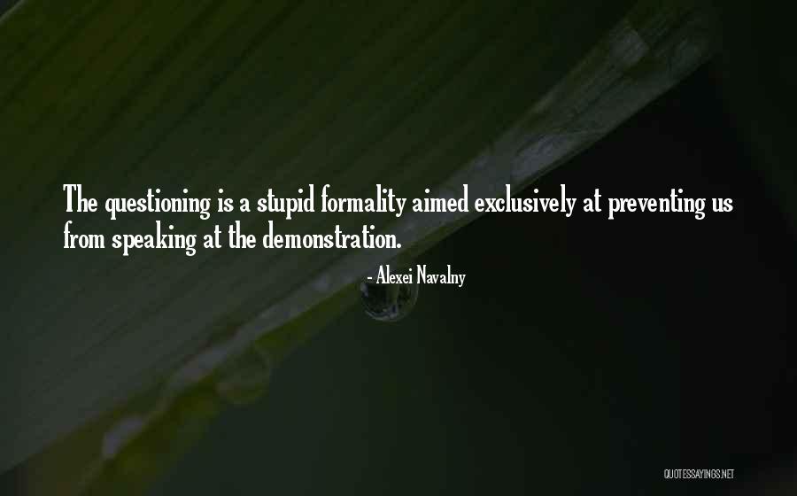Doing Formality Quotes By Alexei Navalny Doing Formality Quotes By Alexei Navalny