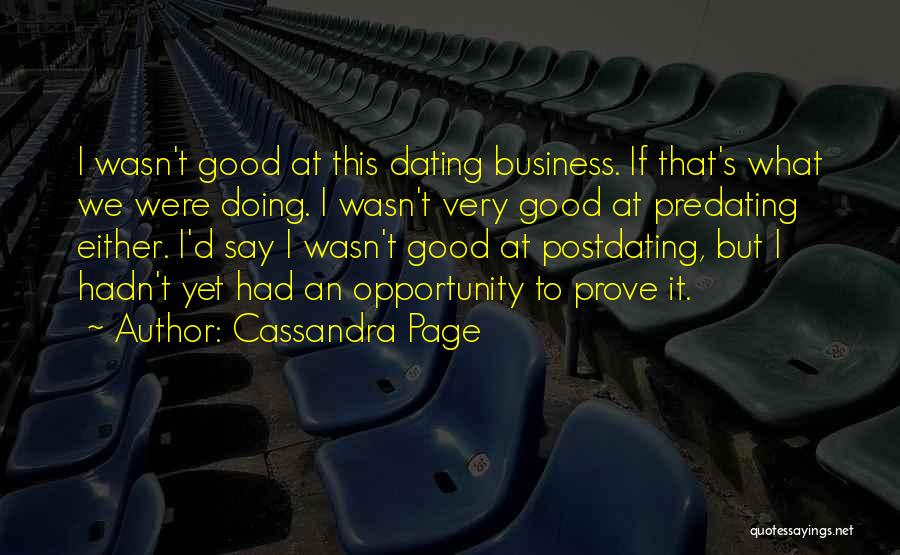 Doing Good Business Quotes By Cassandra Page