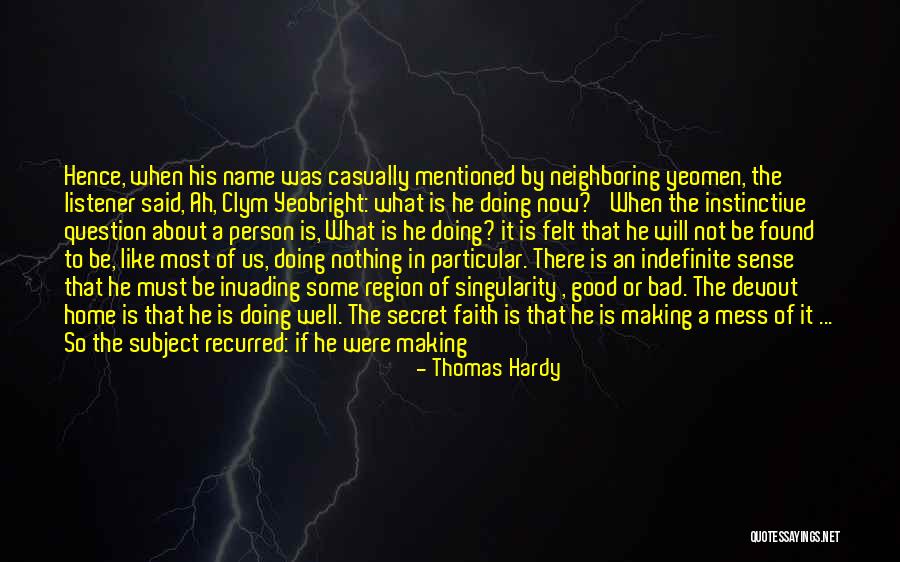 Doing Good Quotes By Thomas Hardy Doing Good Quotes By Thomas Hardy