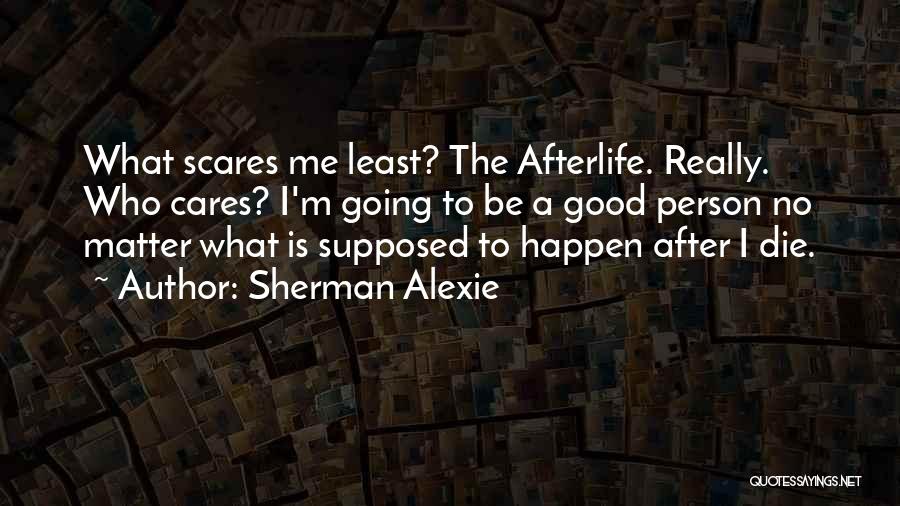 Doing Good Things For Others Quotes By Sherman Alexie