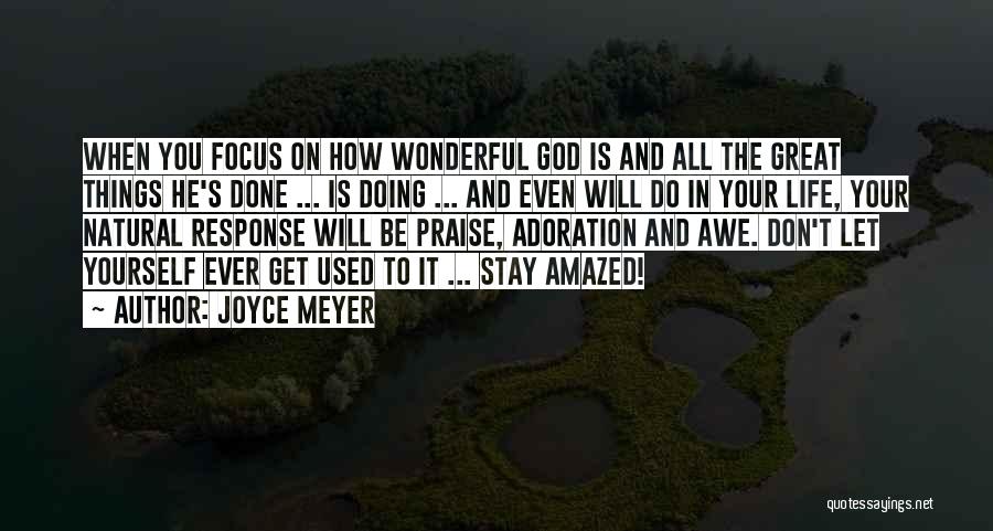 Doing It All Yourself Quotes By Joyce Meyer