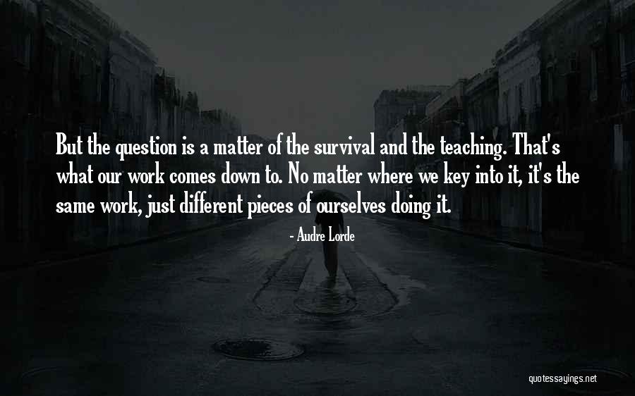 Doing It Ourselves Quotes By Audre Lorde Doing It Ourselves Quotes By Audre Lorde