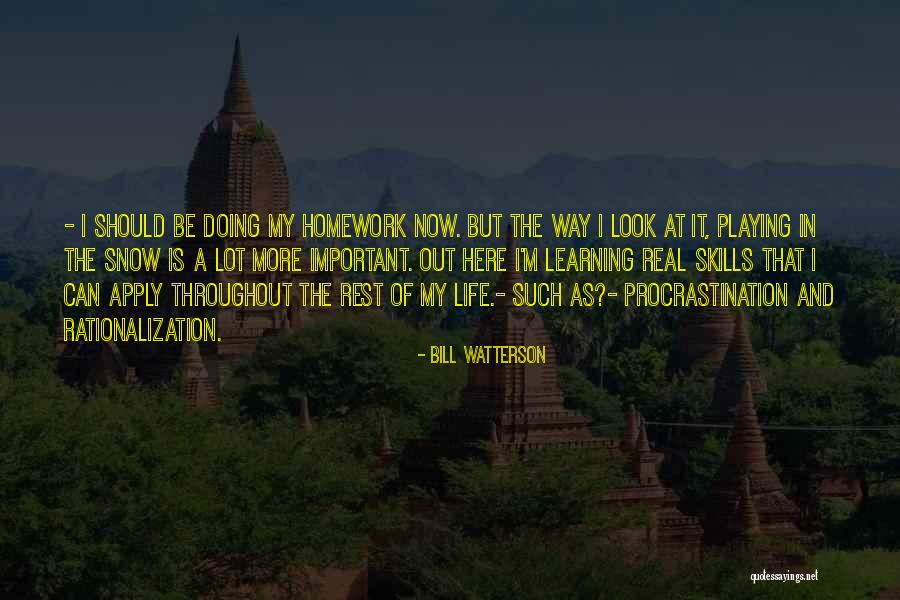 Doing More In Life Quotes By Bill Watterson Doing More In Life Quotes By Bill Watterson