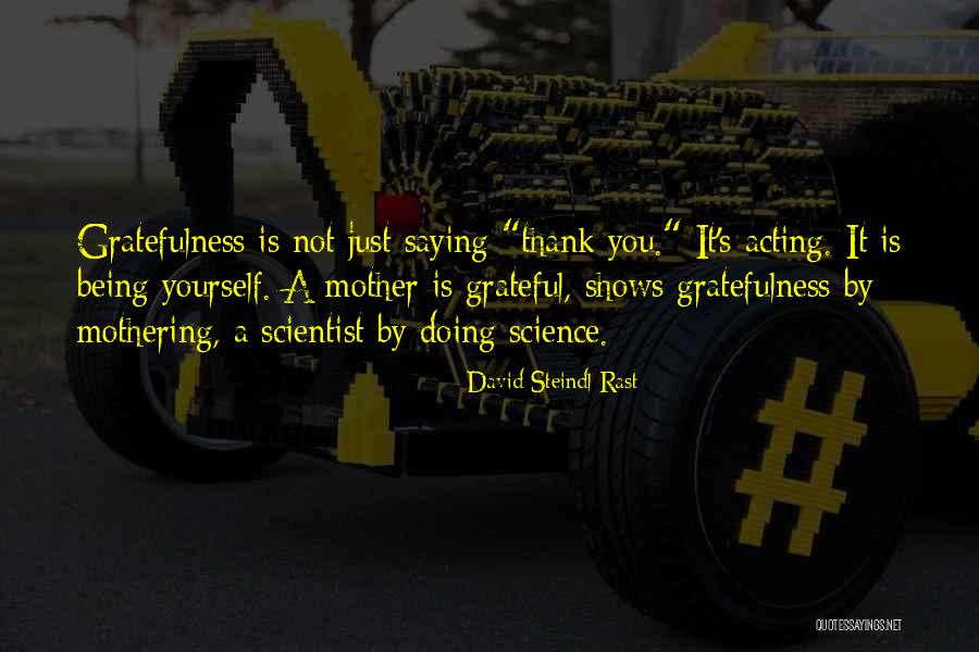 Doing Not Just Saying Quotes By David Steindl-Rast Doing Not Just Saying Quotes By David Steindl-Rast