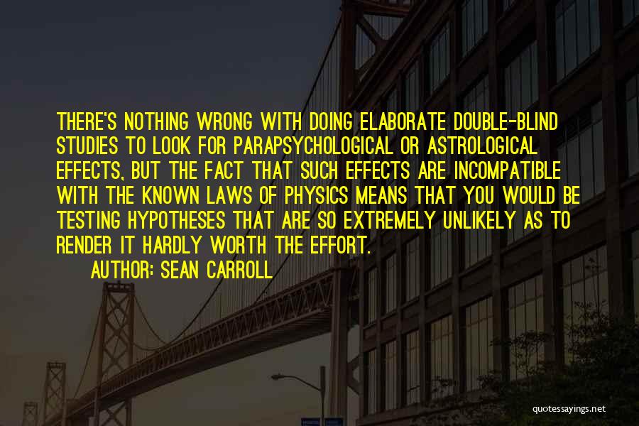 Doing Nothing Wrong Quotes By Sean Carroll