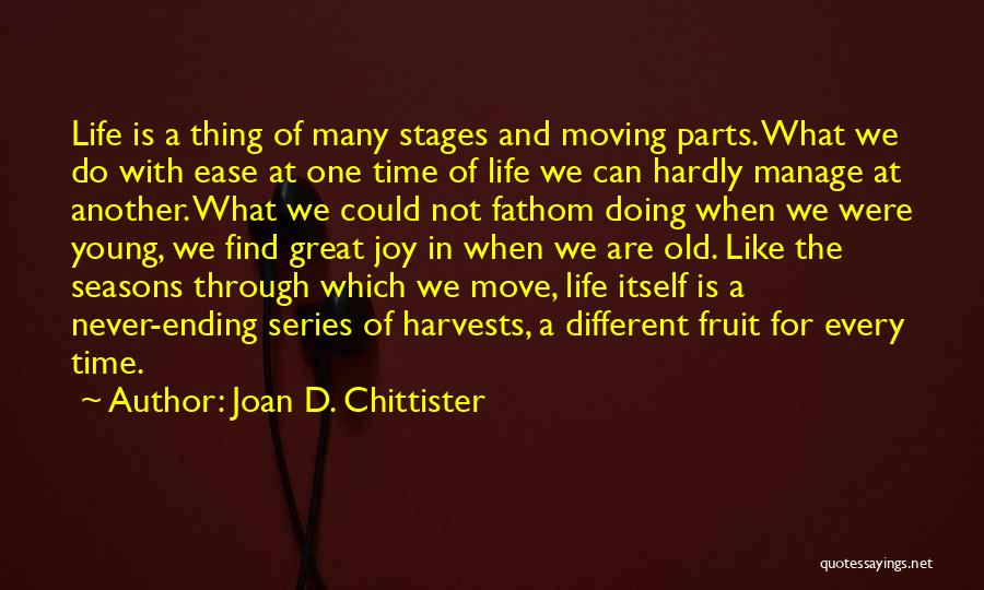 Doing One Thing At A Time Quotes By Joan D. Chittister