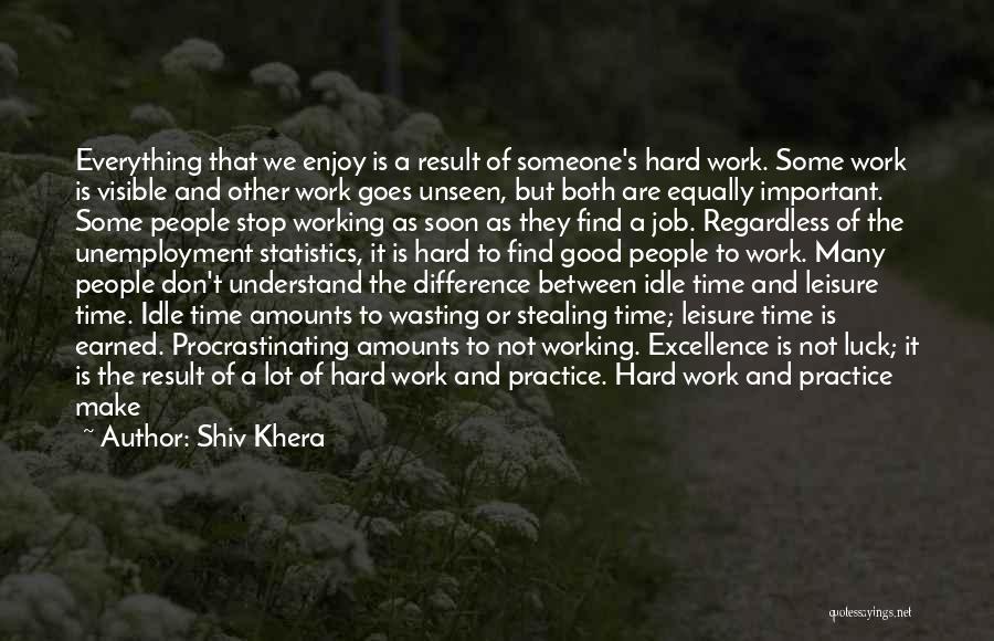 Doing Other People's Work Quotes By Shiv Khera