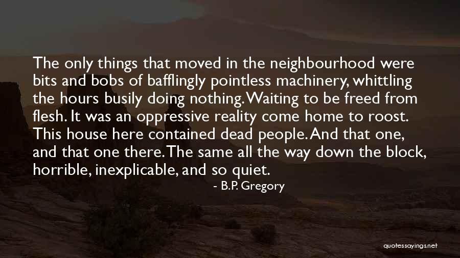 Doing Pointless Things Quotes By B.P. Gregory