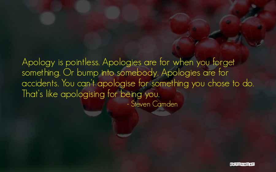 Doing Pointless Things Quotes By Steven Camden