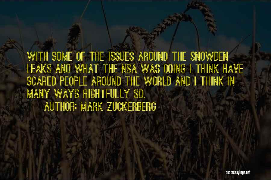 Doing Some Thinking Quotes By Mark Zuckerberg