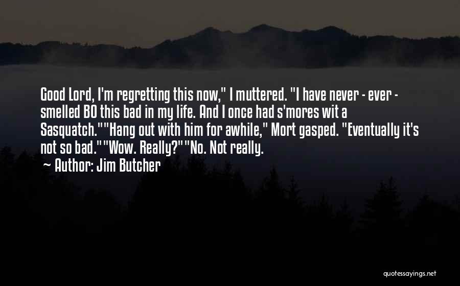Doing Something And Regretting It Quotes By Jim Butcher