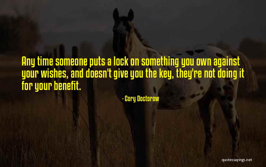 Doing Something On Your Own Quotes By Cory Doctorow Doing Something On Your Own Quotes By Cory Doctorow